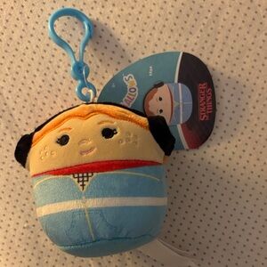 Squishmallows Max from Stranger Things 4” bag clip